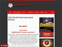 Tablet Screenshot of kapsulbioenergi.com